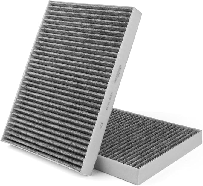 2-Pack Cabin Air Filter Fits for 2018-25 Audi Q5, 2017-26 Q7, 2017-25 A4, 2018-19 A5 Quattro, 2017-25 A4 Quattro, 2017-26 Q7 Activated Carbon Cabin Filter Replacement Car Accessories