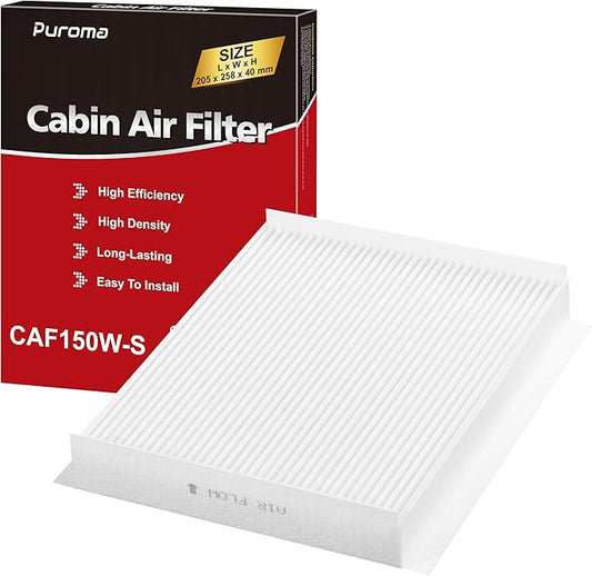 Puroma Cabin Air Filter, Replacement for CF12150, 6081C, 12150-C1, Compatible with Ford Expedition, F-150, F-250, F-350, F-450, F-550 Super Duty, Lincoln Navigator