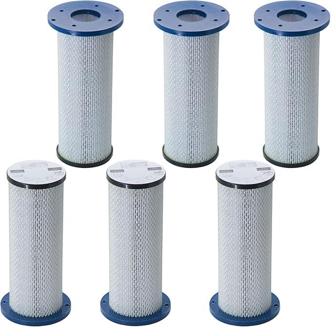 6 Pack Premium 200700070 HEPA Filter Compatible with Pullman Ermator Models S13, S26, S36, S1400 and Bona DCS 70, Compare to Part # 200700070