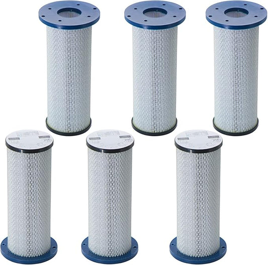 6 Pack Premium 200700070 HEPA Filter Compatible with Pullman Ermator Models S13, S26, S36, S1400 and Bona DCS 70, Compare to Part # 200700070