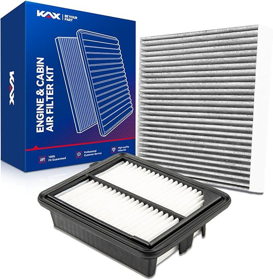 KAX Engine & Cabin Air Filter Kit, Replacement for Honda CR-V 2020 2021 2022 2.0L Hybrid, Replace# CA11399 CF11182