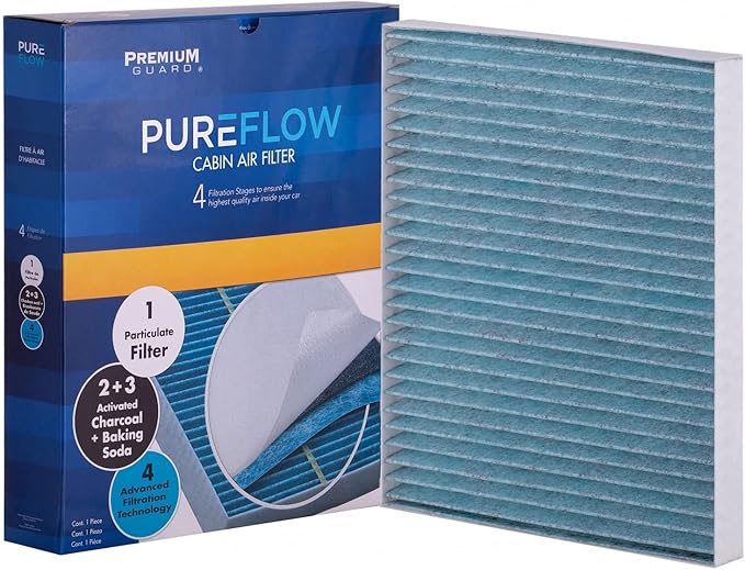 PureFlow Cabin Air Filter PC4684X | Fits 2023-2024 Hyundai HB20S, HB20, 2012-2017 Accent, 2006-2017 Kia Rio, 2011-2016 Sportage, 2010-2015 Hyundai Tucson, 2012-2017 Veloster