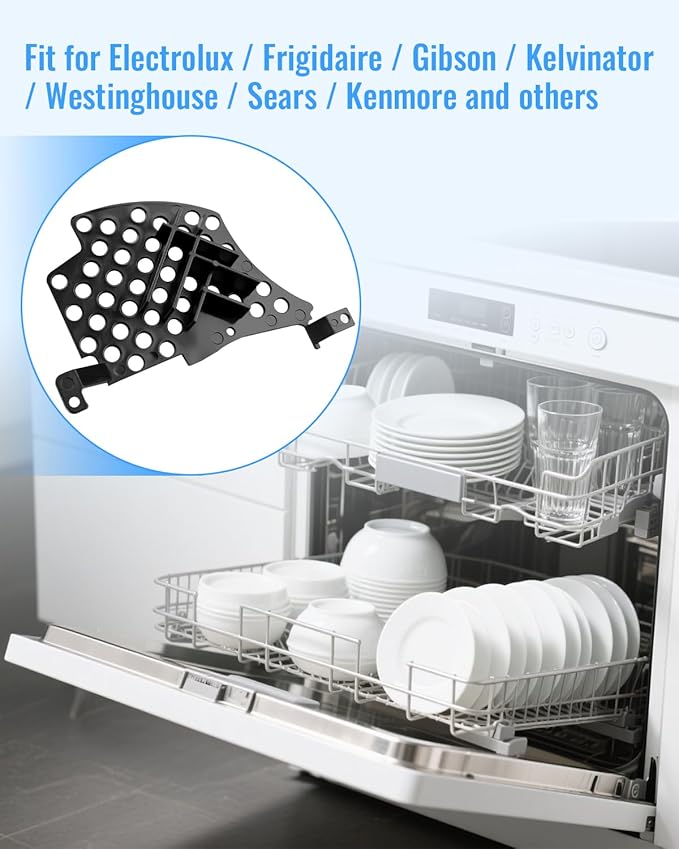 807111601 Sump Cover Filter Inlet Pump Plate Fit for Frigidaire/Electrolux/Gibson/Kelvinator/Westinghouse/Sears/Kenmore Dishwasher, Replace AP5788710 3019126 PS8747095