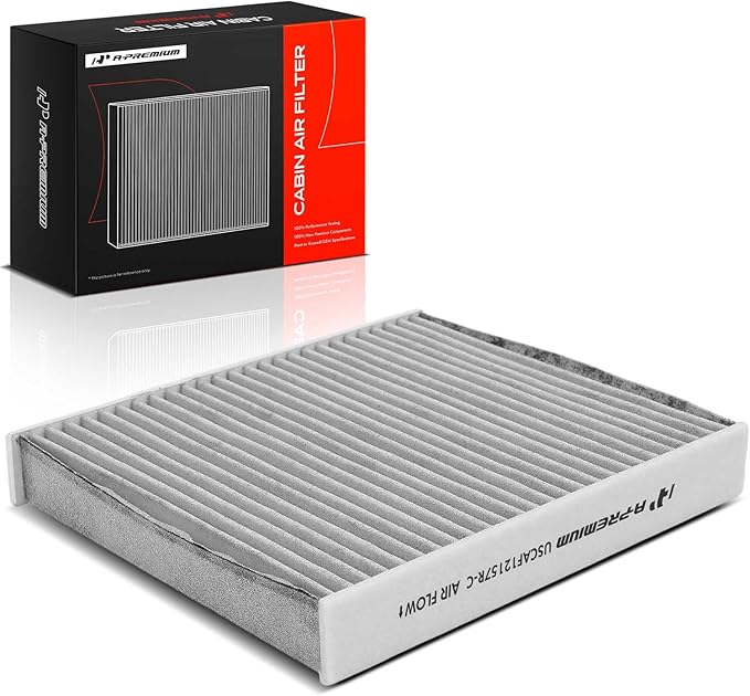A-Premium Cabin Air Filter with Activated Carbon Compatible with Lexus, Toyota, Mazda Models - Avalon, Camry, Corolla, Highlander, Prius, RAV4, Sienna, Venza, ES300h, NX250, RX350