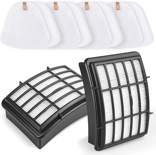 4+2 Pack Filters for Shark Vacuum Navigator Lift Away Filter Replacement Models NV350 NV351 NV352 NV355 NV356E NV360 UV440 UV540 CU500 XFF350 XHF350