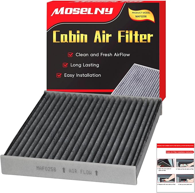 CF10285 Cabin Air Filter with Activated Carbon Replacement for Toyota, Lexus, Camry, Corolla,Scion, Subaru, Pontiac, Jaguar - 4Runner, Avalon, Highlander, ES300h, GS350