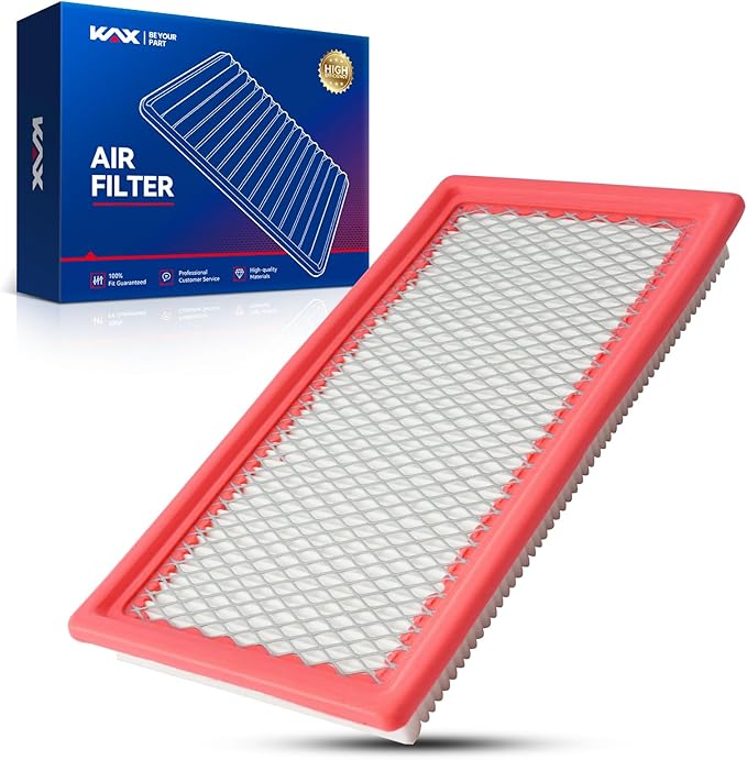 KAX Engine Air Filter, CA10118 Replacement for Dodge Caliber; Jeep Patriot, Compass, Advanced Air Filter Media, Increased Acceleration