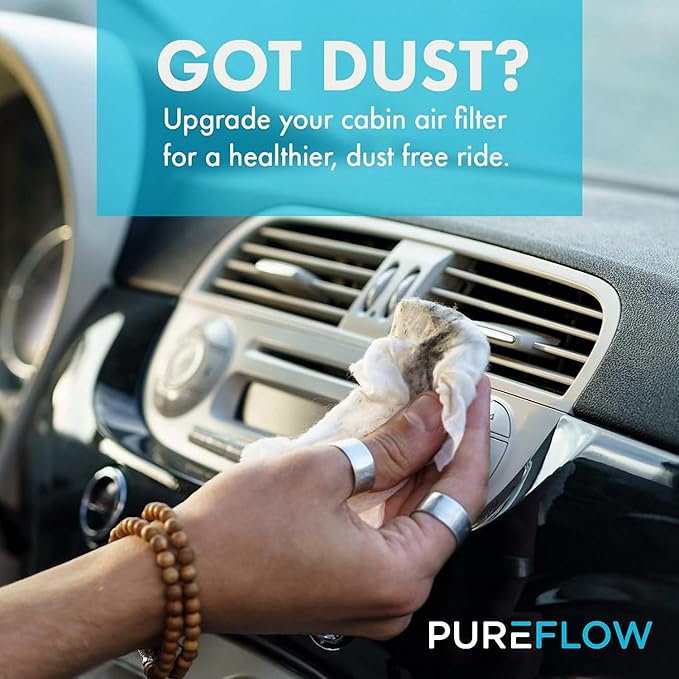 PureFlow HEPA Cabin Air Filter PC99459HX | Fits 2016-2021 Tesla X, Recirculation