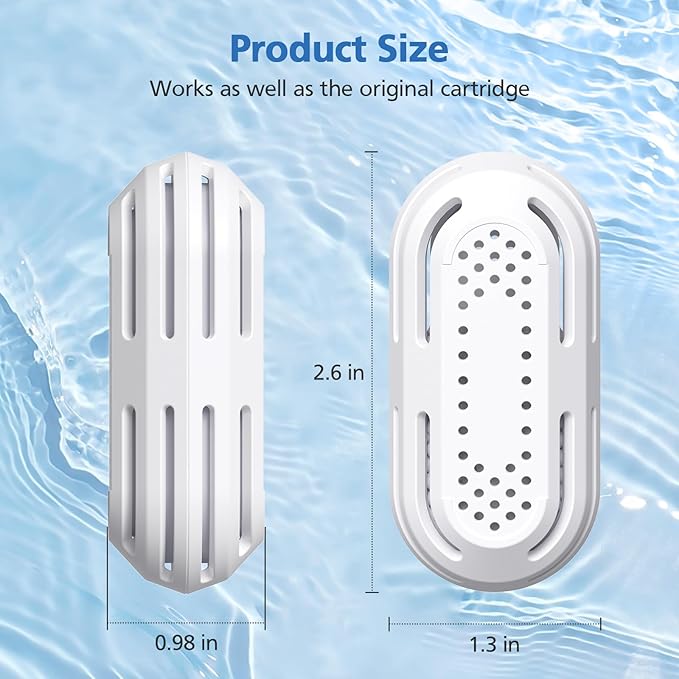 ShufudeJa 10 Pack Humidifier Demineralization Cartridge Compatible with LEVOIT Top Fill Humidifiers, Classic 160, LV600S, OasisMist 450S, OasisMist 1000S, Calcium and Magnesium Ion Softening, White