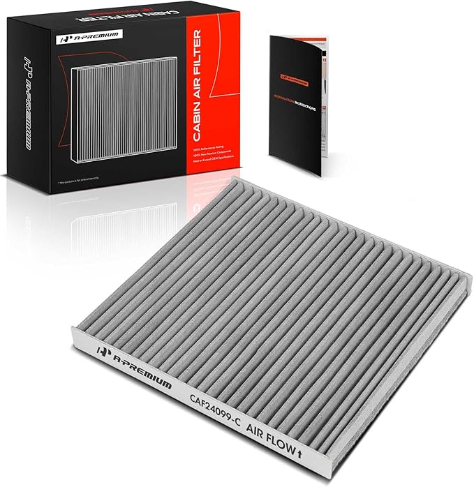 A-Premium Cabin Air Filter with Activated Carbon Compatible with Nissan LEAF 2023, 370Z 2009-2020, Z 2023-2025