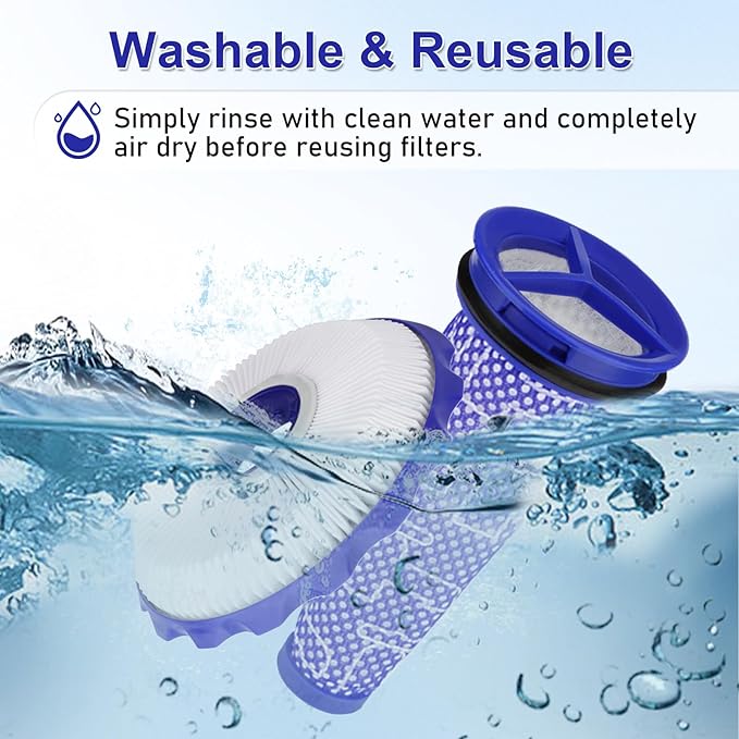 DC50 Brush Roller and Fiter Replacement Compatible With Dyson DC50 Animal Multi Floor Complete Vacuum, Filters Brush Kit, Compare to Part 965081-01 965080-01 964705-01