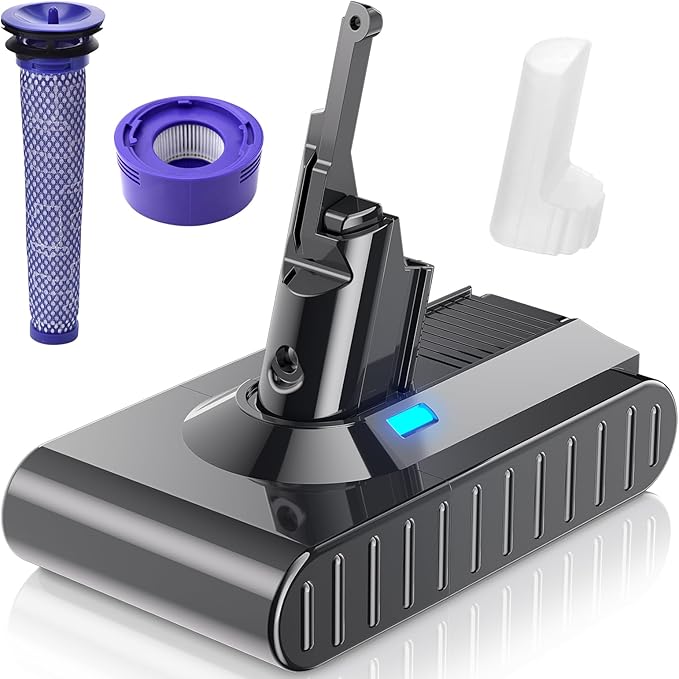 Bonacell 【Upgraded 7000mAh】 21.6V 7.0Ah Replacement for Dyson V8 Battery Li-ion Compatible with V8 215681 967834-05 SV10 Absolute/Animal/Fluffy/Cord-Free Handheld Vacuum