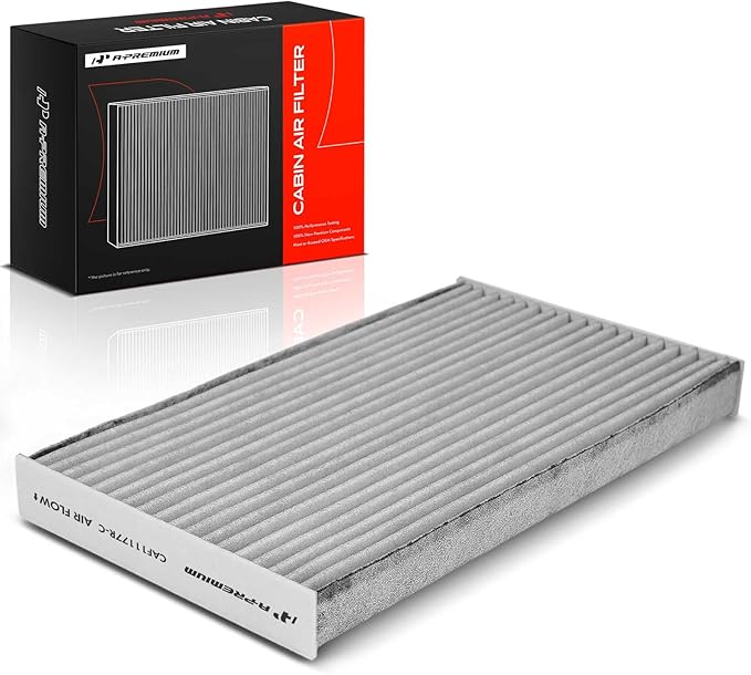 A-Premium Cabin Air Filter with Activated Carbon Compatible with Nissan Cube (2009-2014), Juke (2011-2017), Sentra (2013-2019), LEAF (2011-2023), Replace# 272773DF0A