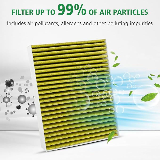 Capume 2PCS Cabin Engine Air Filter Kit Fits for 2020 2021 2022 2023 2024 2025 Palisade,97133-S8000,28113-A9100,8C79-AC000,CA11943,JMS80JM1943