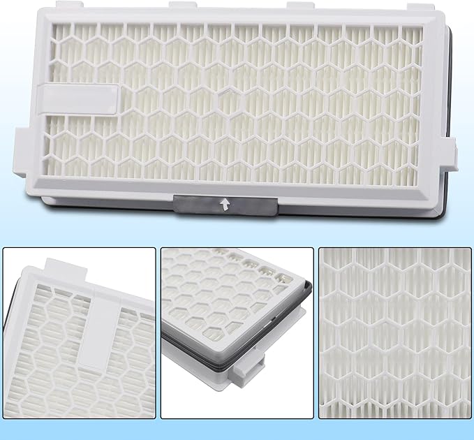 Active AirClean SF-HA50 Filter Replacement Compatible with Miele Vacuum Cleaner HA50 S4 S5 S6 S8 S8000 S8999 S6000 S6999 Series,Complete C2 C3 (2 Pack)