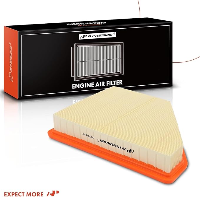 A-Premium Engine Air Filter Compatible with Chevrolet Equinox & GMC Terrain, 2010-2017, Flexible Panel, Replace# 25899727