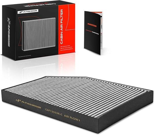 A-Premium Cabin Air Filter with Activated Carbon Compatible with BMW 330e, 330e xDrive, 330i, 330i xDrive, X3, 430i, 430i Gran Coupe, 430i xDrive, 230i, X4, Z4, i4, M240i, M340i, M4 & Toyota GR Supra
