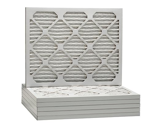 Aerostar 20x22x1 MERV 11 - 6 Count - Pleated HVAC, Furnace & Air Conditioner Filters - Removes Dust, Cold & Flu Germs, Lint, Mold, Pet Dander, Allergy-Causing Pollen, Smog & Smoke