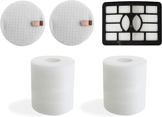 Fette Filter - Vacuum Filter Set Compatible with Shark Rotator Professional Lift-away NV500, NV501, NV502, NV505, NV510, NV552, UV560. Compare to # XHF500 & XFF500. (1 Hepa 2 Foam)