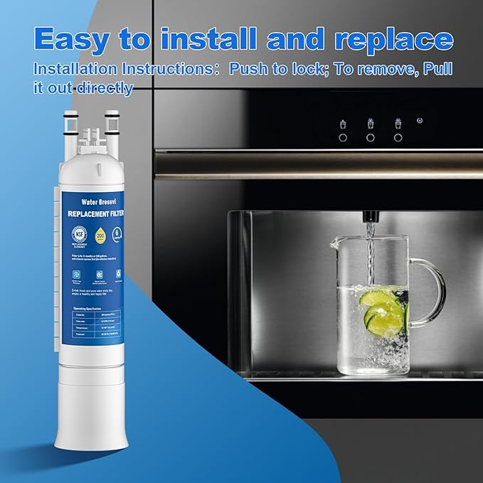 FPPWFU01 Water Filter Replacement Compatible with Frigidaire FPPWFU01, FPPWFU01, PureAdvantage, PWF-1 FPPWFU01 PurePour Water Filter, Remove Impurities from Water (3-PCS)