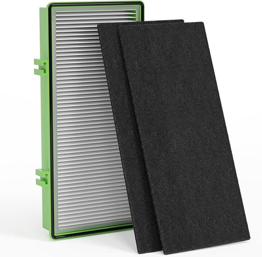Leemone Aer1 Filter Replacement for Holmes Air Purifiers, 1 True HEPA Filters + 2 Carbon Booster Filters, HAPF30AT