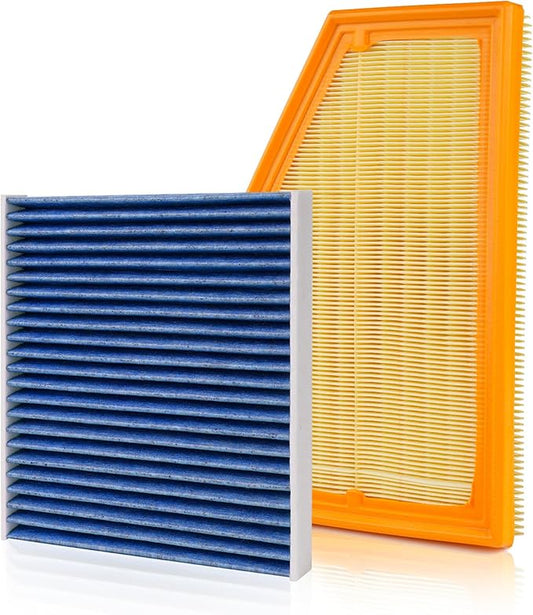 Cabin & Engine Air Filter Fit for 2022-2025 Jeep Grand Cherokee, 2021-2025 Grand Cherokee L Activated Carbon Cabin Filter Replace#CF12935 68376815AA Car Accessories