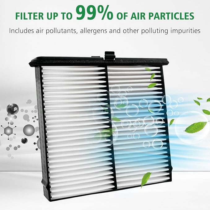 Capume 2PCS Cabin Engine Air Filter JMF61 JM3A0A Kit Fits for Mazda 3 2019-2025, Mazda 3 Sport 2019-2024, CX-30 CX 30 CX30 2020-2025, BDGF-61-J6X, CF12773, PAH9-13-3A0A