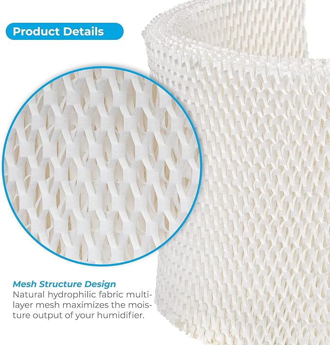 ANTOBLE 2 Pack MAF2 Wicking Humidifier Filter Replacements for Air Care/Essick Air/Moist Air MA0600, MA0601, MA0800, MA08000; Kenmore 15408, 154080, 32 15508