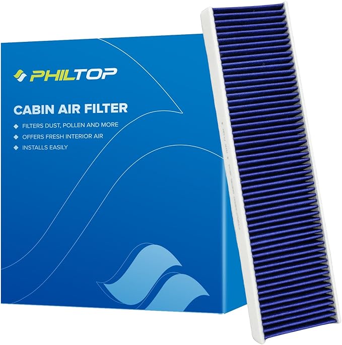 PHILTOP Premium HEPA Cabin Air Filter w/Dual Activated Carbon, Compatible with CF10733 Mini Cooper 2007-2015, Cooper Countryman 2011-2016, Cooper Paceman 2013-2016, Carbon Filter Up Dust Pollen Odor