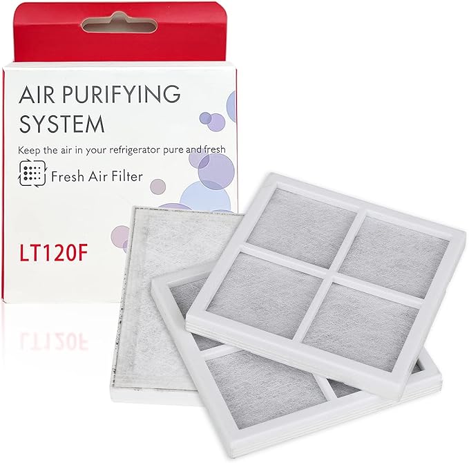 LT120F Air Filter by Seentech - Compatible with Kenmore & LG Refrigerators– Replaces: ADQ73214408 ADQ73214402 ADQ73214404 ADQ73214405 ADQ73214406 AP6990312 PS3654115 (Pack of 3)