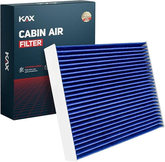 KAX Premium HEPA Cabin Air Filter with Dual Active Carbon, CF11174 Replacement for Mercury Milan 2010 2011, Lincoln MKZ Ford Fusion 2010 2011 2012, Passenger Compartment Air Filter, 200% Longer Life