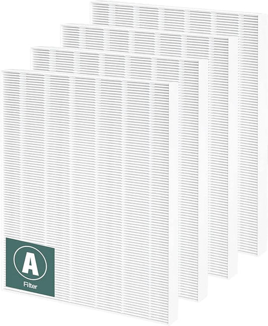 Funmit 4 Pack 115115 Replacement Filter A Size 21 Compatible with Winix PlasmaWave Air Purifier C535 5300 5300-2 5500 5500-2 6300 6300-2 P300 AM90 9000 5000 5000B C909 9800