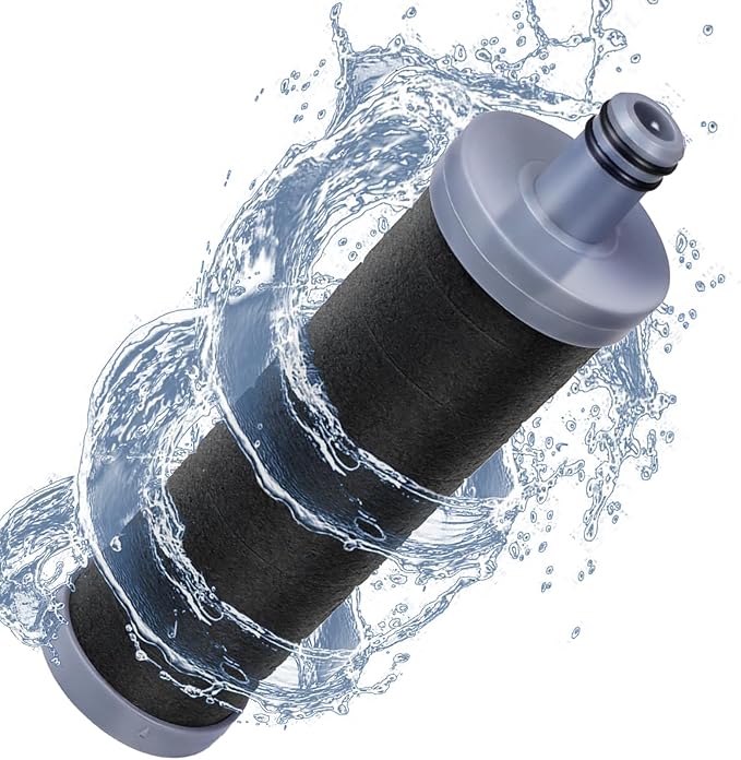 Carbon Shower filter cartridge 1PCS Compatible with Shower Filter System, Reduces chlorine, heavy metals, and other impurities to help alleviate dry skin and dry hair