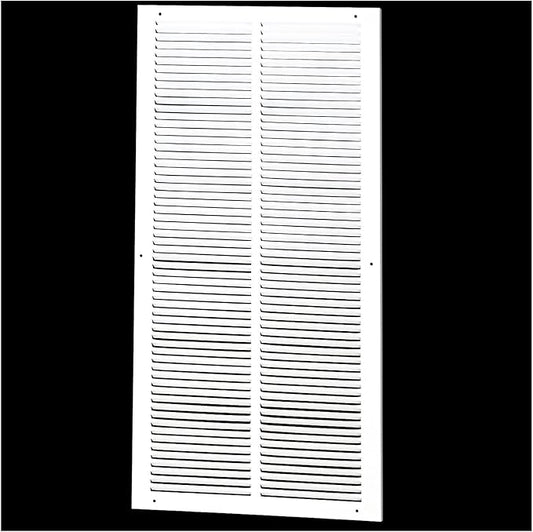 14x30 Return Air Grille for 14"Wx30"H Duct Opening,Metal Air Return Vent Cover Grill for Sidewall and Ceiling,HVAC Cold Air Return Grille AC Air Vent Without Filter Holder,Outer Size:15.75"WX31.75"H