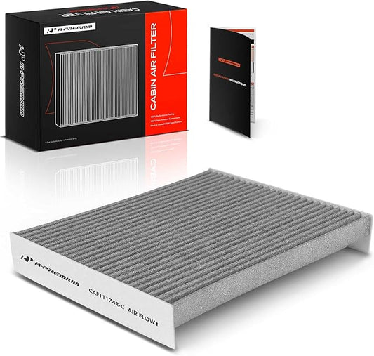 A-Premium Cabin Air Filter with Activated Carbon Compatible with Ford Fusion 2010-2012 & Lincoln MKZ 2010-2012 & Mercury Milan 2010-2011, Replace# AE5Z19N619A