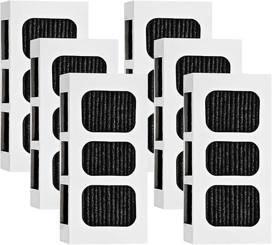 6 PACK Refrigerator Air Filter Replacement for Paultra2, Compatible with Frigidaire Pureair Ultra 2, Pure Air Ultra 2, Pureair Ultra II, Electrolux 242047805, 5303918847, EAP12364179