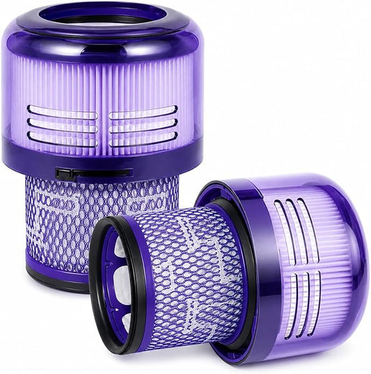 2 Pack SV18 Vacuum Filter Replacement for Dyson V9 Motorbar SV18 Digital Slim Cordless Vacuum, Part No. 970612-01 for Dyson HEPA Digital Slim Post-Filter