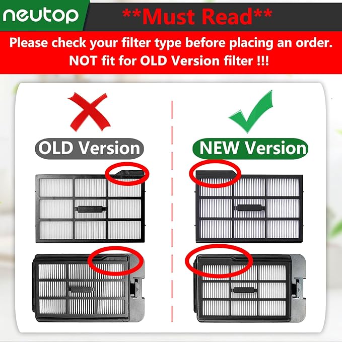 Replacement HEPA Filters Compatible with eufy E28 E25 (New Version) Robot Vacuums Parts High-Effiency Filter Accessories, 8-Pack