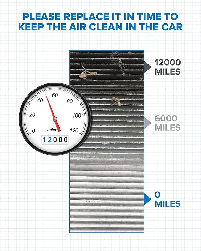 PHILTOP HEPA Cabin Air Filter w/Activated Carbon, Compatible with CF8392A Chevrolet Impala, Impala Limited, Monte Carlo, Buick LaCrosse, Century, Regal, Pontiac Grand Prix, Oldsmobile Intrigue