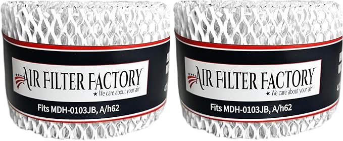 Air Filter Factory Humidifier Wick Filter Replacement For Mainstays Humidifier MDH-0103JB, A/h62 Made In USA 2-Pack
