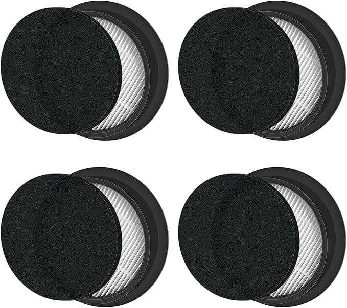 Vacuum Cleaner Filter Replacement Compatible with UNINELL HOME UV5 Cordless Vacuum Cleaner Filter-4Pack