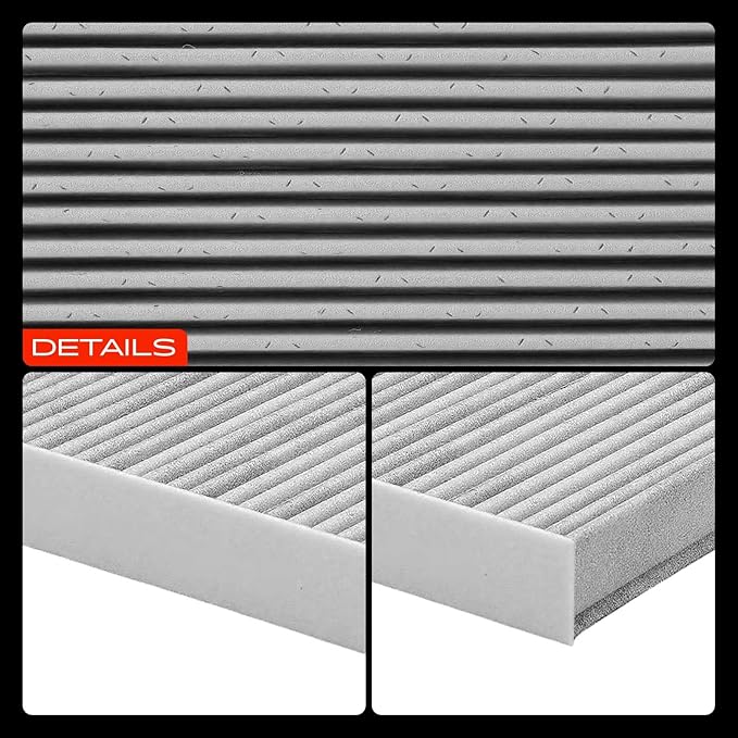 A-Premium Cabin Air Filter with Activated Carbon Compatible with Infiniti, Nissan & Mitsubishi Models - Altima, Maxima, Murano, Sentra, FX35, FX45, G35, Lancer, Outlander