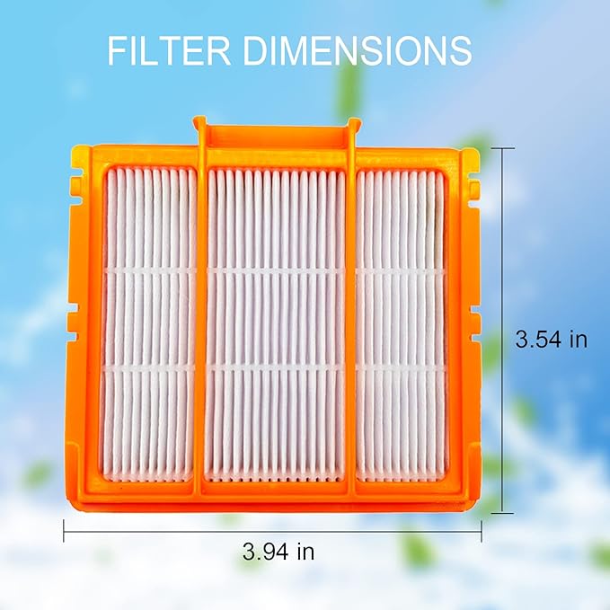 8 Pack AV2501S AV2501AE Filters Replacement Parts for Shark AV2610WA RV2502AE AV2511AE RV2610WA RV2520AOUS AV2510AOUS UR2500SR AV2820S RV2820AE RV2820YE Robot Vacuum