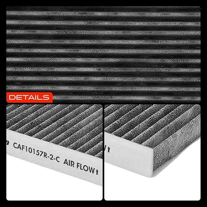 A-Premium 2-PC Cabin Air Filter with Activated Carbon Compatible with Toyota Camry, Sienna, 4Runner, Avalon, Celica, Solara & Subaru Outback, Legacy & Lexus ES300, ES330, RX330, RX350, GX470, RX400h