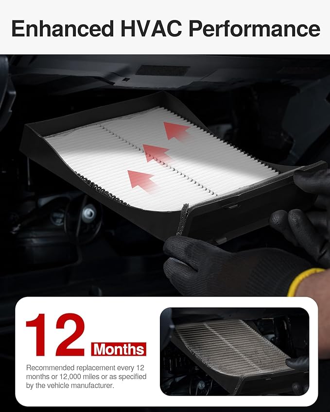 Puroma Cabin Air Filter, Replacement for CP930, CF10930, CAF1869P, Subaru: 72880-FG000, Compatible with Crosstrek, Forester, Impreza, WRX, WRX STI, XV Crosstrek