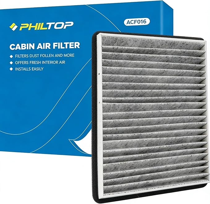 PHILTOP HEPA Cabin Air Filter w/Activated Carbon, Compatible with CF9846A Toyota Prius, Sienna, 4Runner, FJ Cruiser, Celica, Subaru Outback, Legacy, B9 Tribeca, Tribeca, Mitsubishi Endeavor, Galant
