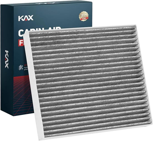 KAX HEPA Cabin Air Filter with Activated Carbon, CF10370 Replacement for Ford Mustang 2005 2006 2007 2008 2009 2010 2011 2012 2013 2014, Passenger Compartment Air Filter