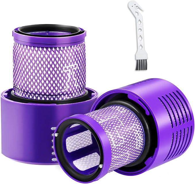 V10 Filter Replacement Compatible with Dyson Cyclone V10 Series, SV27, V10 Animal, V10 Absolute, V10 Total Clean, V10 Motorhead, SV12, Part No. 969082-01