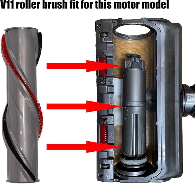 Roller Brush Roll Bar Replacement for Dyson V11 Cordless Vacuum Cleaner Part 970135-01, 970100-05