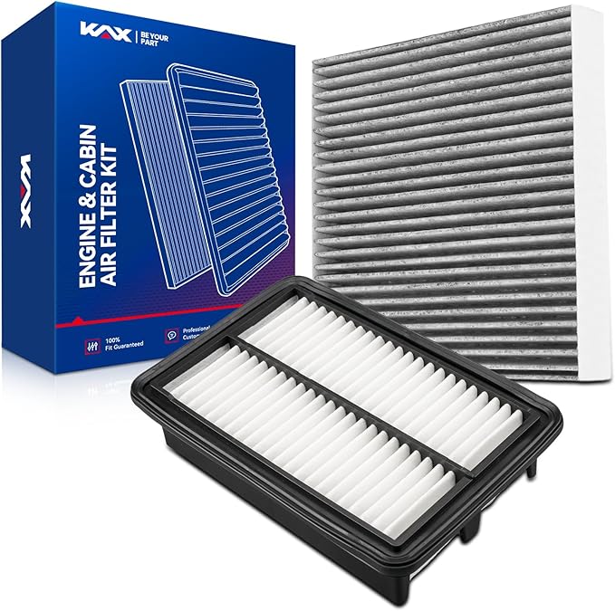 KAX Engine & Cabin Air Filter Kit, Replacement for Honda CR-V 2023-2026, Accord 2023-2025, Civic 2025-2026, Replace# CA12997 CF11182